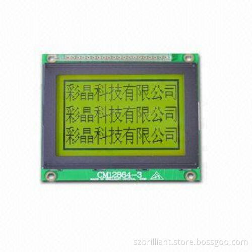 12864 monochrome LCD display module with LED back-light, COG style